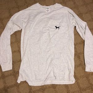 PINK grey long sleeve